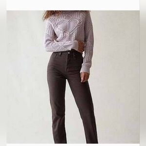 Pac Sun Brown Dad Jeans